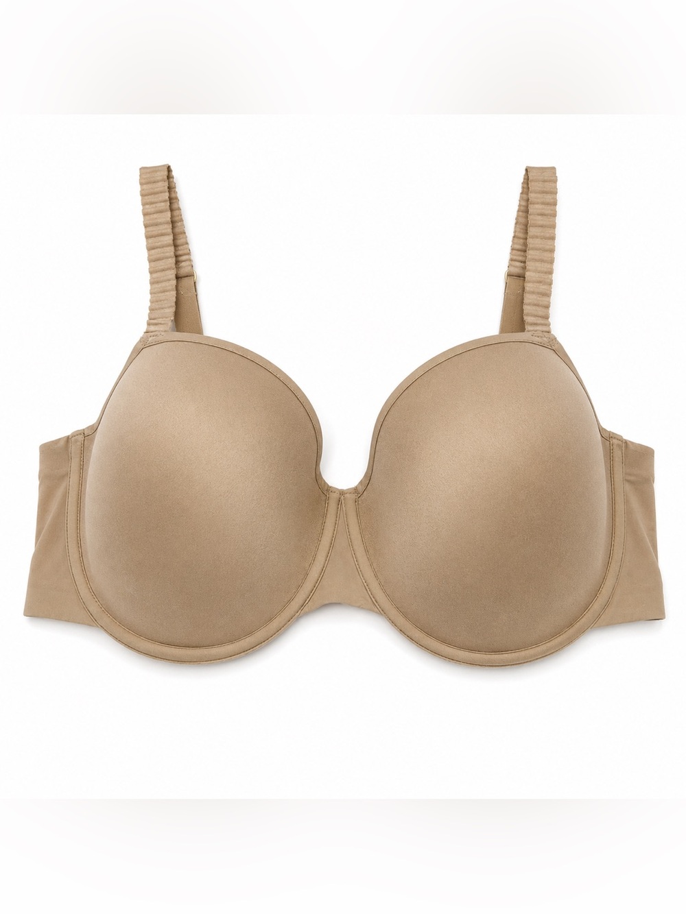 ThirdLove 24/7 Classic T-Shirt Bra size 36F Nude Beige Underwire Full Coverage
